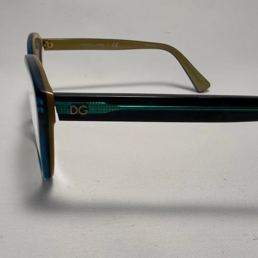 Dolce & Gabbana Green & Yellow Eyeglasses - Frames Only